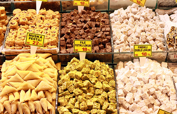 Türkische Süßigkeiten