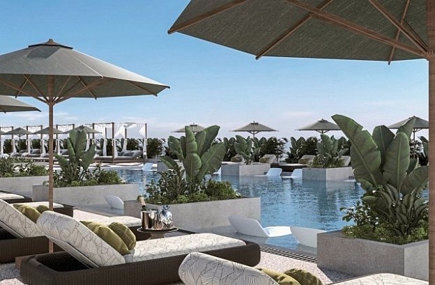 Poolansicht des Adult Only Hotels Cali Resort & Spa by Louis