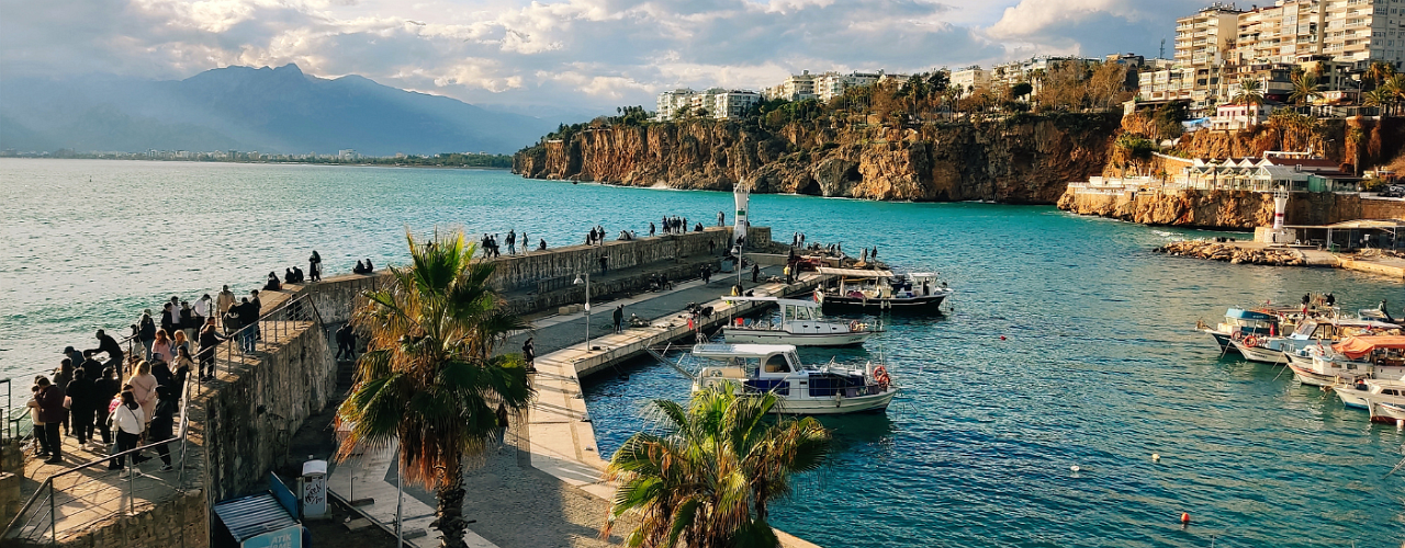 Eine schöne Bucht in der Türkei