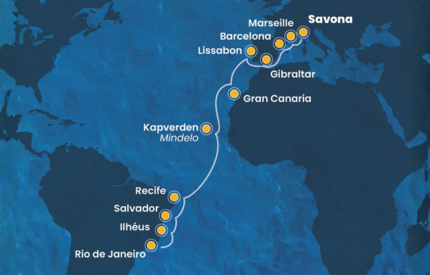 Kreuzfahrt vom Gletscher zum Strand mit Norwegian Spirit 