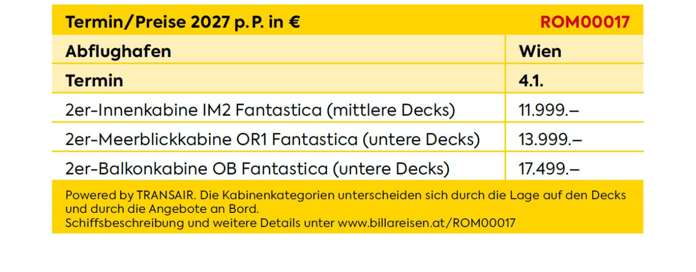 Chile & Argentinien mit Costa Serena