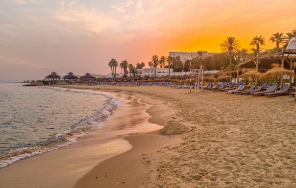 Tunesien Strand in Hammamet