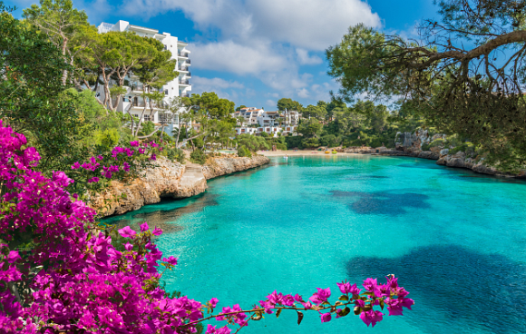Bucht von Cala Dor in Cala dOr Palma Mallorca
