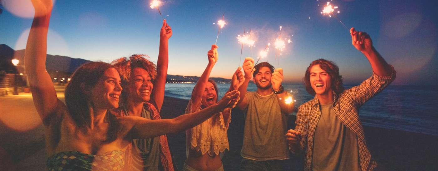 Feuerwerk an Silvester