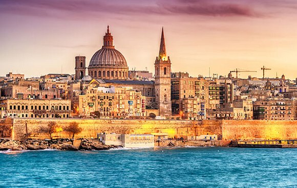 Skyline von Maltas Hauptstadt Valletta