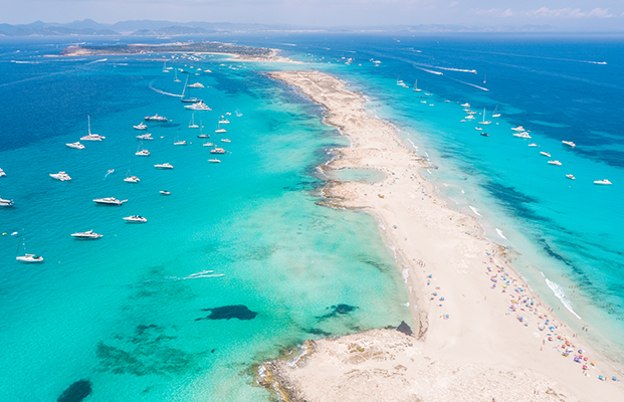 Strand auf der Insel Formentera