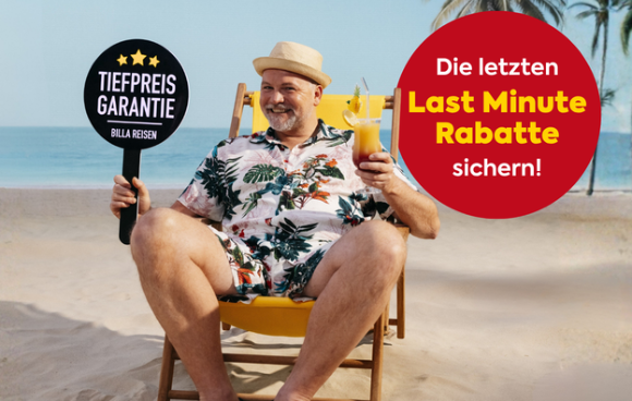Doppelt sparen mit BILLA Reisen