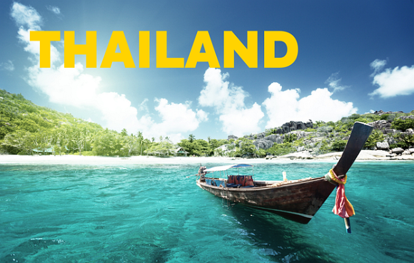 Ein Bild von Thailand mit dem Schriftzug 