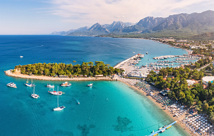 Küste von der Türkei 