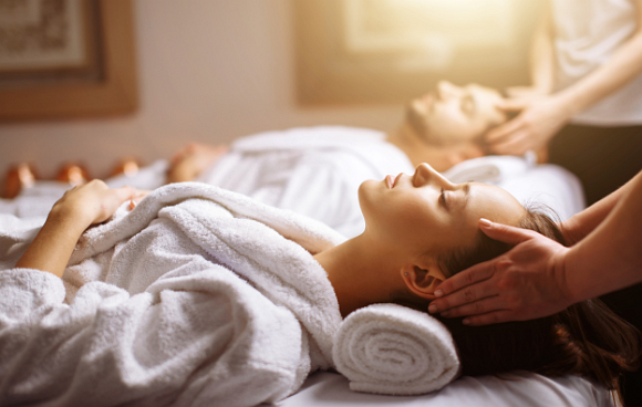 Ein luxuriösen Hotel auf den Malediven