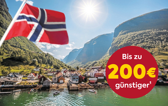 Norwegische Fjorde Kreuzfahrt