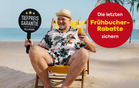 Doppelt sparen mit BILLA Reisen