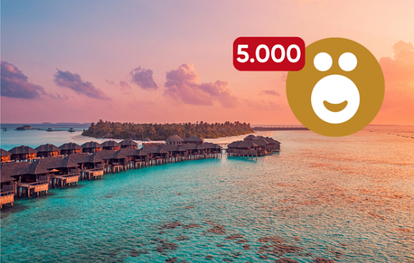 Traumurlaub auf den Malediven mit 5.000 Ös