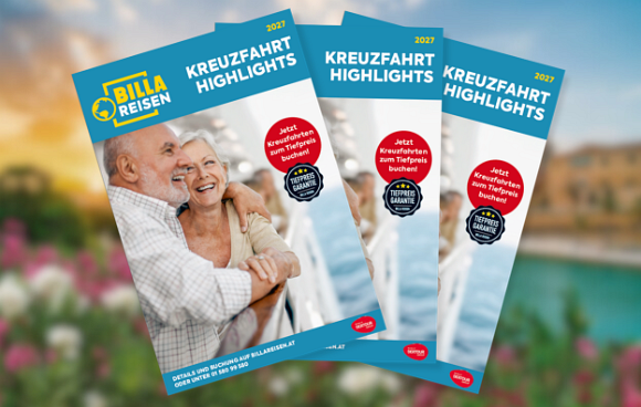 Der neue Rundreise Highlights Katalog von BILLA Reisen