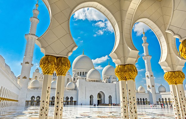 Sheikh Zayed Moschee Abu Dhabi Vereinigte Arabische Emirate