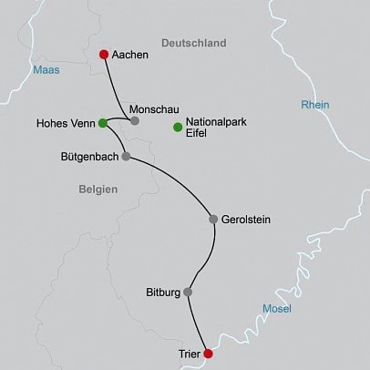 Radweg Aachen - Trier