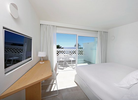 Iberostar Selection Lanzarote Park - Wohnbeispiel Doppelzimmer Star Prestige seitl. Meerblick (Zimmercodierungen DO1 & DO2)