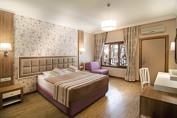 Kustur Club Holiday Village - Wohnbeispiel Doppelzimmer Gartenblick (Zimmercodierungen DBG & DCG)