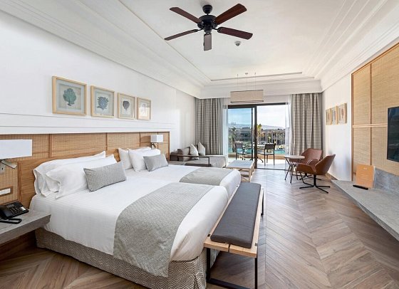 RIU Palace Tikida Taghazout - Wohnbeispiel Doppelzimmer Meerblick (Zimmercodierungen DVM & D1M)