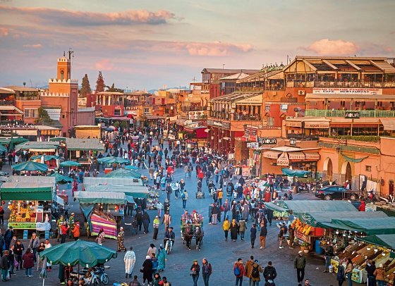 Glanzvolle Königsstädte - Djemaa el Fna - Marrakesch