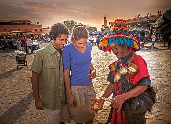 Glanzvolle Königsstädte - Djemaa el Fna - Marrakesch