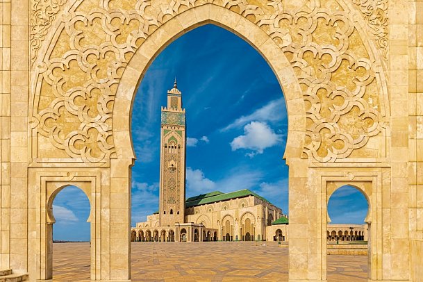 Privatrundreise Glanzvolle Königsstädte - Hassan II Moschee - Casablanca
