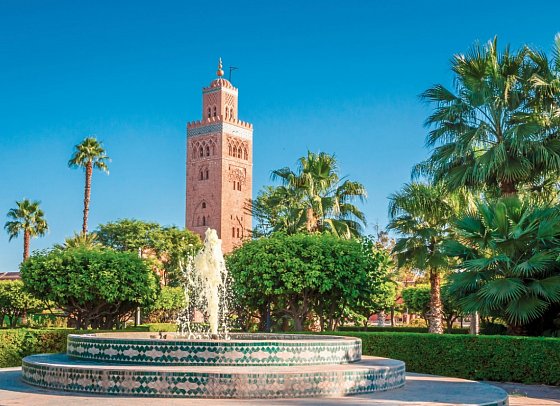 Marokkos Schätze - Küstenkultur, Marrakesch und die unendliche Weite der Wüste - Koutoubia-Moschee, Marrakesch