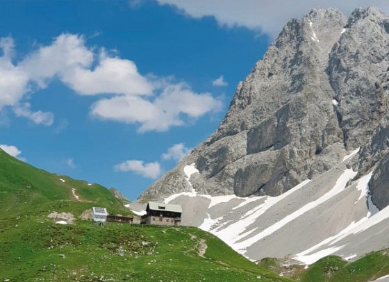 Alpenüberquerung Oberstdorf - Meran mit Hotelkomfort - Anhalter Hütte zum Steinjöchl