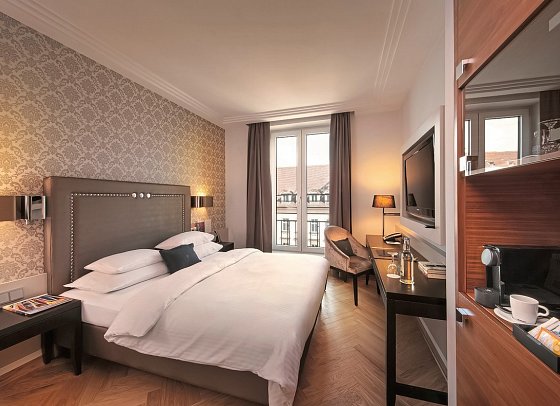 Hotel Maximilian's - Wohnbeispiel Einzelzimmer (Zimmercodierung EB1)