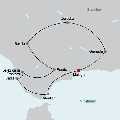 Schönheiten Südspaniens - Busrundreise Andalusien