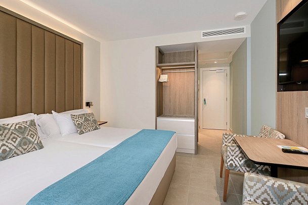 Sol Torremolinos – Don Marco - Wohnbeispiel Doppelzimmer Poolblick (Zimmercodierungen D1P & D2P)