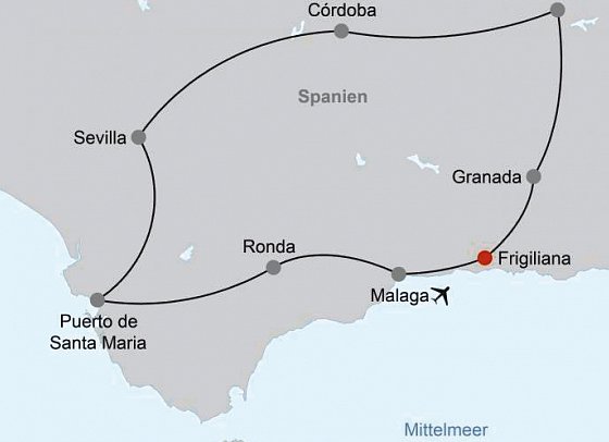 Zauberhaftes und charmantes Andalusien
