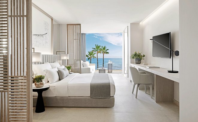 Ikos Andalusia - Wohnbeispiel Juniorsuite Deluxe Meerblick (Zimmercodierung JDM)