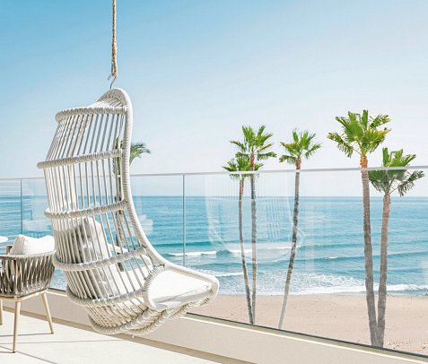 Ikos Andalusia - Blickbeispiel Deluxe Suite 1 Schlafzimmer Meerblick (Zimmercodierung WDM)