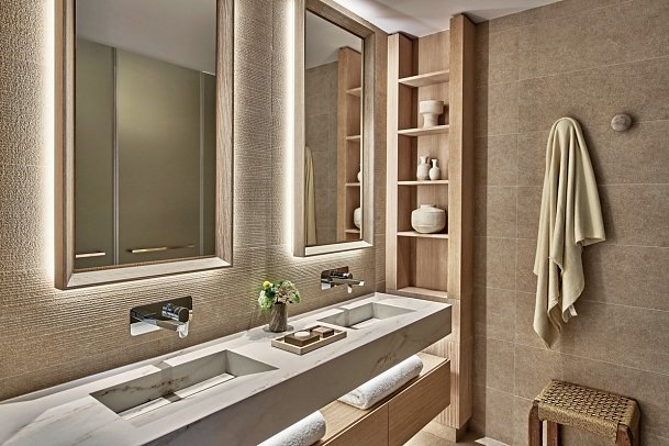 Ikos Andalusia - Badbeispiel Deluxe Suite 3 Schlafzimmer privater Pool (Zimmercodierung TDP)