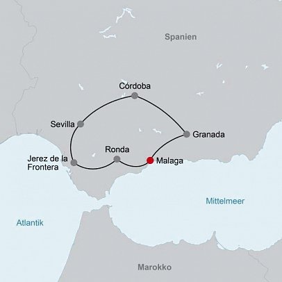 Andalusiens Höhepunkte