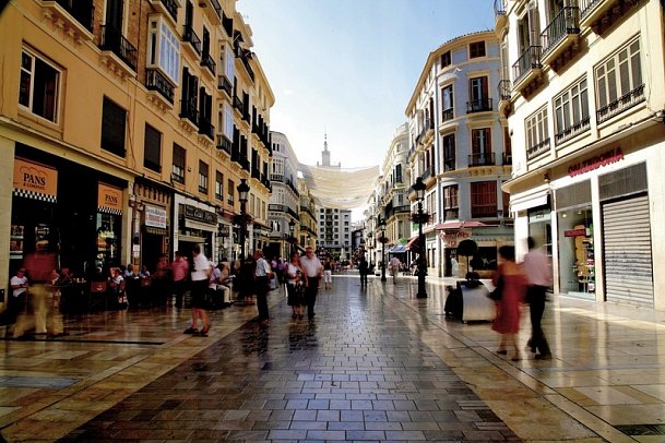Mit dem Zug durch Andalusien - Eine Reise durch Spaniens Süden - Calle Marqués de Larios, Málaga