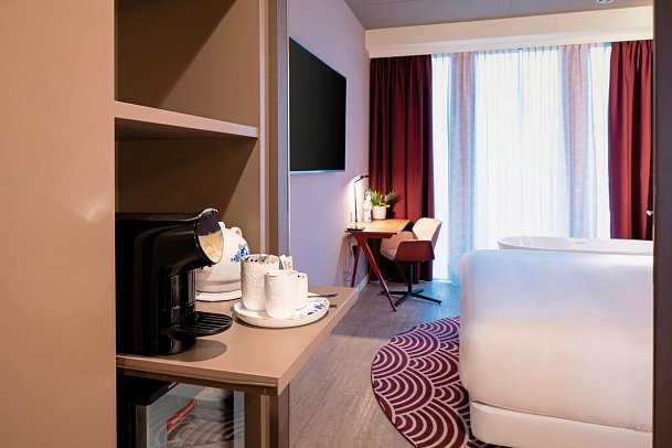 nhow Amsterdam RAI - Wohnbeispiel nhow Doppelzimmer (Zimmercodierung DB1)