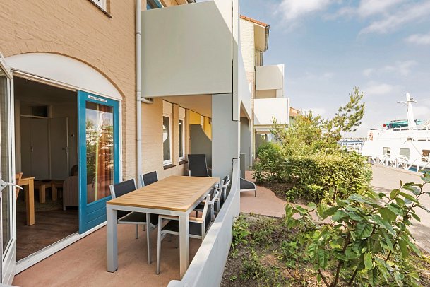 Center Parcs Port Zélande - Wohnbeispiel Apt. Premium 4 Pers. (Zimmercodierungen OS1 & OS2)