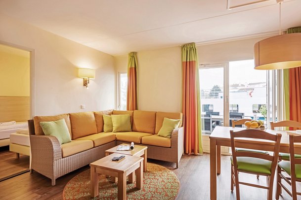 Center Parcs Port Zélande - Wohnbeispiel Apt. Premium 4 Pers. (Zimmercodierungen OS1 & OS2)