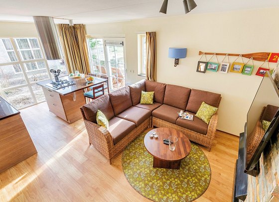Center Parcs Port Zélande - Wohnbeispiel Haus VIP (Zimmercodierungen BD1 & BD2)