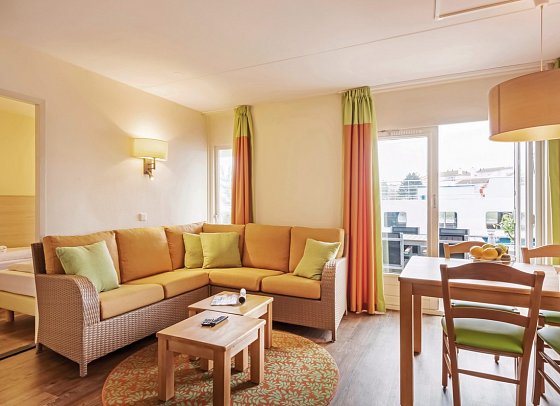 Center Parcs Port Zélande - Wohnbeispiel Apt. Premium 4 Pers. (Zimmercodierungen OS1 & OS2)
