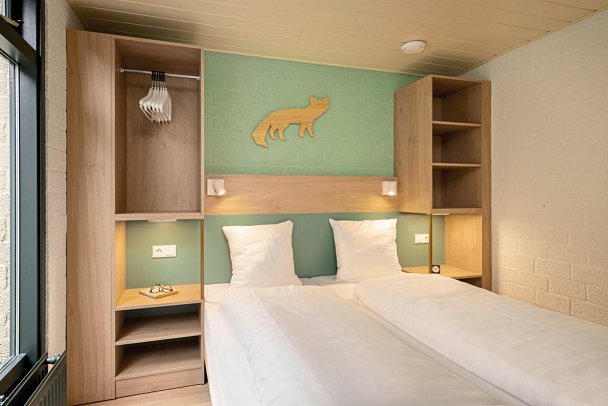 Center Parcs De Huttenheugte - Wohnbeispiel Haus Comfort (Zimmercodierungen BF1 & BF2)