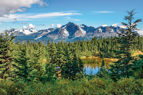 Grandioses Alaska - Bergpanorama bei Seward