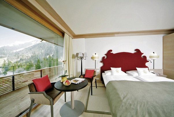 A-ROSA Ifen Hotel Kleinwalsertal - Wohnbeispiel Doppelzimmer (Zimmercodierungen D1L, D2L, D3L, D1G, D2G, D3G, DF1, DF2 & DF3)