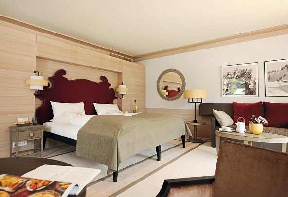 A-ROSA Ifen Hotel Kleinwalsertal - Wohnbeispiel Juniorsuite (Zimmercodierungen JB1, JB2 & JB3)