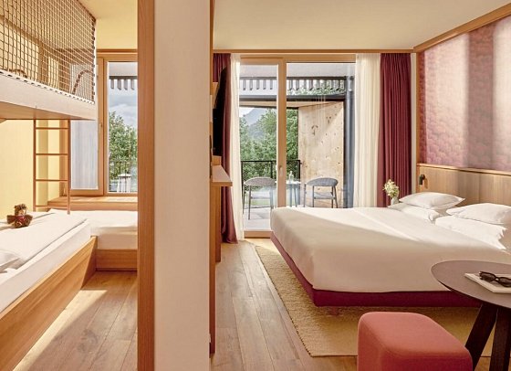 Falkensteiner Family Hotel Montafon - Wohnbeispiel Grand Deluxe Suite (Zimmercodierung WD2)