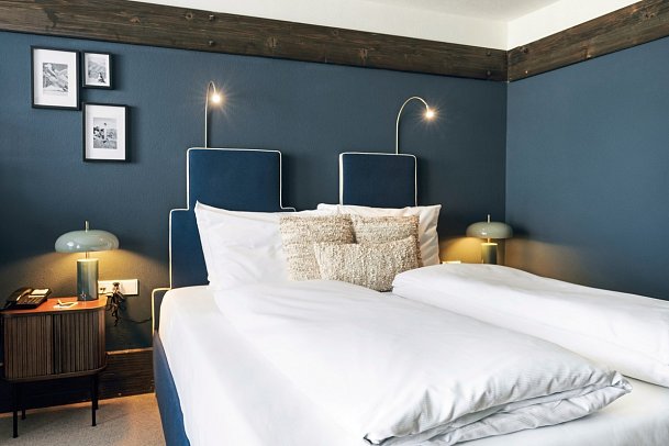 A-ROSA Thurnher’s Alpenhof Zürs - Wohnbeispiel Doppelzimmer Deluxe (Zimmercodierungen DD1, DD2 & DD3)