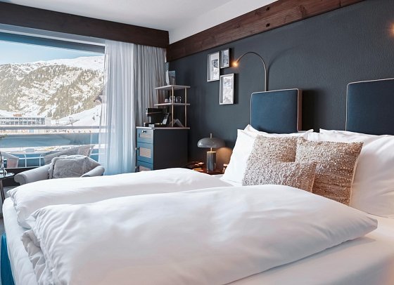 A-ROSA Thurnher’s Alpenhof Zürs - Wohnbeispiel Doppelzimmer Deluxe (Zimmercodierungen DD1, DD2 & DD3)