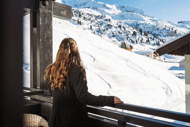 A-ROSA Collection Hotel Thurnher’s Alpenhof - Beispiel Balkon Suite Superior (Zimmercodierungen WS1, WS2 & WS3)